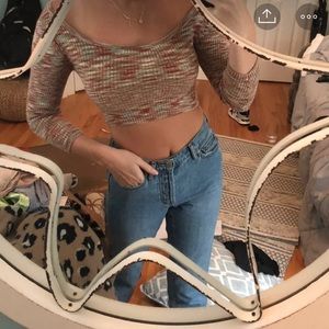Urban outfitters off the shoulder top
